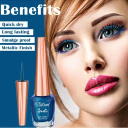 ForSure Set of 2 Sparkle Absolute Shine Liquid Glitter Eyeliners 7 ml Each - Shade 02 & 08 image 3