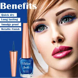 ForSure Set of 2 Sparkle Absolute Shine Liquid Glitter Eyeliners 7 ml Each - Shade 05 & 07 image 3