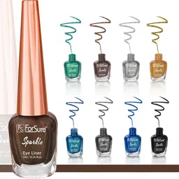 ForSure Set of 2 Sparkle Absolute Shine Liquid Glitter Eyeliners 7 ml Each - Shade 05 & 06 image 3