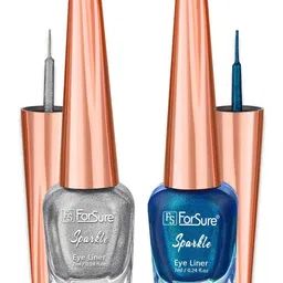ForSure Set of 2 Sparkle Absolute Shine Liquid Glitter Eyeliners 7 ml Each - Shade 05 & 08 image 2