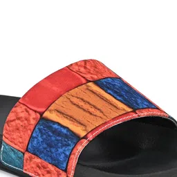 EXTRIMOS Men Multicoloured Printed Sliders image 4