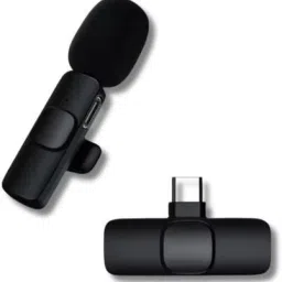 New K8 Wireless Collar Mic For & Type C Supported Microphone-picture-25