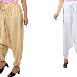 Printed Rayon Women Harem Pants-image-15
