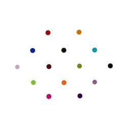 Comet Busters Multicoloured Bindis - 14 Pcs image 1
