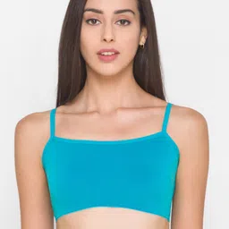 Candyskin Turquoise Blue Beginners Full Coverage Bra-image-39