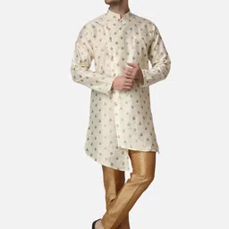 ROYAL KURTA Men Woven Design Kurta-image-93