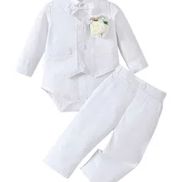 StyleCast x Revolte Boys 3-Piece Single-Breasted Cotton Suits-image-70