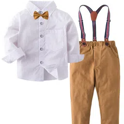 StyleCast Boys White Shirt with Trousers-picture-11