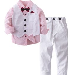 StyleCast Boys Pink & White 3 Piece Suit-picture-53