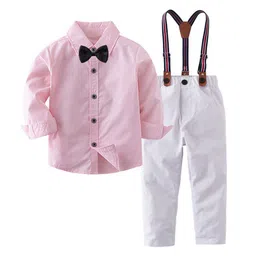 StyleCast Boys Pink Shirt With Trousers-picture-21