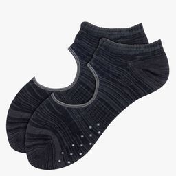 Soxytoes Unisex Striped Cotton Shoe Liners Socks-32