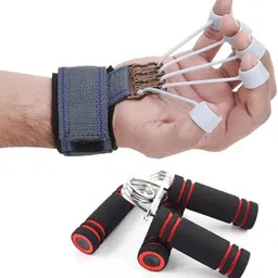 pheonix Fitness Combo of Finger Exerciser with Foam Hand Gripper for Men & Women Fitness Accessory Kit Kit-picture-15