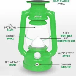 Led lalten sollar Green Plastic Hanging Lantern-picture-21