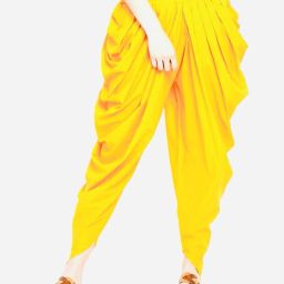 Prashra Solid Women Dhoti-image-14