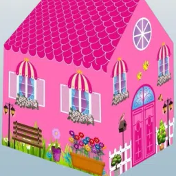 A magical little home your child will love with flowers, lamp posts-image-67