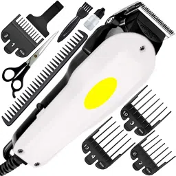 QGS Men’s AZ Powerful Hair Clipper Professional Beard Moustache Hair Cutting Trimmer Fully Waterproof Grooming Kit 510 minRuntime 8 Length Settings-image-29
