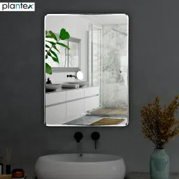 Rectangle Shape Mirror for Wash Basin/Mirror for Wall/Bedroom - (18 x 15 inch) Bathroom Mirror-22