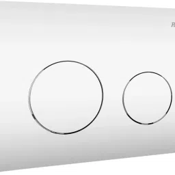 Linea Plus Push Plate Round | Cistern Faceplate Flush for Wall Hung Toilets Flush Tank Lever-4