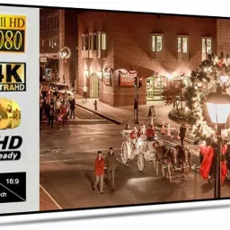 royality 120 inch Projector Screen HD16:9 Portable Video Projector Screen Foldable Anti-Crease Indoor Outdoor Projection Screen for Home, Office, Classroom (9 Feet (W) x 5 Feet (H)) Projector Screen (Width 275 cm x 153 cm Height)-picture-3
