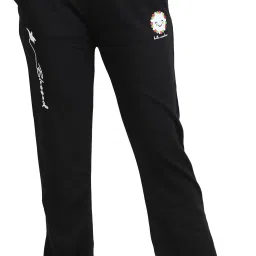 Women Solid Black Track Pants-image-71