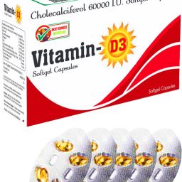 vitamin D3 60000 IU | One-A-Week For Strong Bones, Muscles, Immune System-43