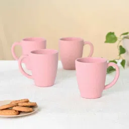 eha Innocent Classic Coffee Mug 300 ml (4 Pc)Rice Husk Biocomposite-picture-0