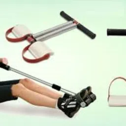 wwar Double spring tummy trimmer Ab Exerciser (Black) Ab Exerciser (Black) Ab Exerciser image 3