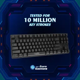 RPM Euro Games Gaming Keyboard With 87 Keys & RGB Backlit | With Suspension Keys Wired USB Tenkeyless Gaming Keyboard Compatible with Desktop, Laptop, Tablet, iPad, Mac stand support,multimedia_keys,Gaming Keyboard Wired | RGB Backlit, Spill Proof, Membrane Keyboard With Mechanical Feel image 4