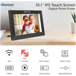 XElectron 25.65cm (10.1 Inches) Digital Photo Frame (Auto Orientation, DPF1004CL, Black) image 2
