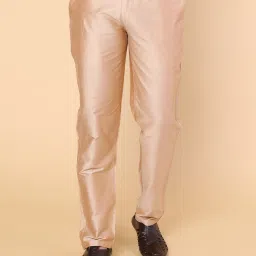 Mens Rose Gold Cotton Pant Style Elasticated Pyjama With Pockets Men Pyjama-5