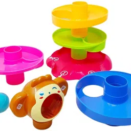 countrylink 5 layer ball drop and roll swirling tower for baby Roll Ball Toy,multicolour,1 image 2
