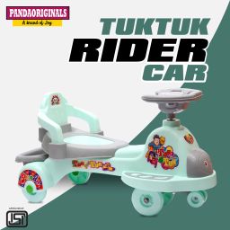 TUK TUK SR GREEN GREY BEST SELLER Car Non Battery Operated Ride On-11