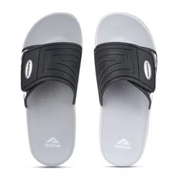 Adda Men Open Toe Slip On Rubber Sliders-1