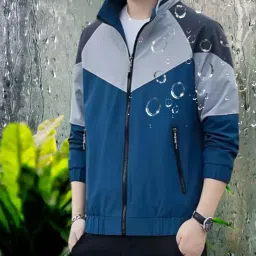 Solid, Colorblock Men Raincoat-image-93