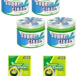 santram enterprise Super Cleaning Jelly for Car Keyboard Interior wipin Dust Remover Pack-4(2 Free) for Computers, Laptops, Mobiles-picture-22