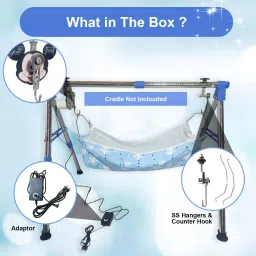 laksh casa Automation Kit,Automatic ghodiyu/Swing/zoola/Cradle Motor kit Adjustable Speed image 3