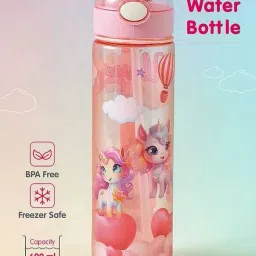 Eden Sipper water bottle with unicorn print for kids,school 600 ml Water Bottle-image-1
