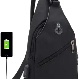 Black Men & Women Shoulder Bag sling bag|cross body bag|shoulder bag|chest bag|waist bag|small outdoor bag-picture-19