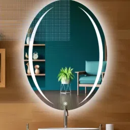 NEW LED MIROR WITH THREE COLOR LIGHTS AND TOUCH SENSOR QW5 Bathroom Mirror-image-114