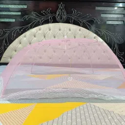 budum budum HDPE - High Density Poly Ethylene Infants Washable Baby Washable mosquito UMBRELLA STYLE net HDPE - 0-6-m Mosquito Net image 4