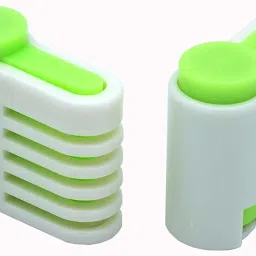 Set of 2 DIY Cake Slicer, Stratification Auxiliary, Bread Slice, Toast Cut, 5 Layers Leveler Slicer, Kitchen Fixator Tool (Green) Kitchen Tool Set-image-79