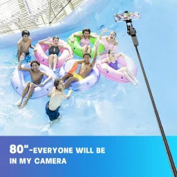 Pharaoh R16-S Super long selfie stick with adjustable handle & SINGLE LIGHT BT Remote Tripod, Monopod Kit, Tripod Kit, Monopod image 5