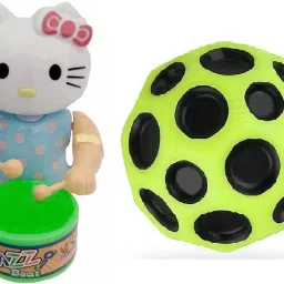 Cute Drummer Toy with Drumming and Dancing Action for Toys Moon Bounce Ball Set Rattle-16