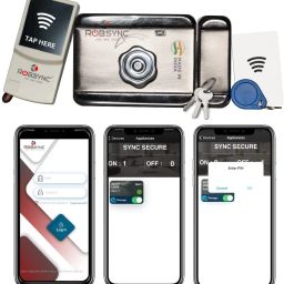 Robsync Secure Door Lock With RFID card & Manual Key Access Tapping System For Office Smart Door Lock-image-14
