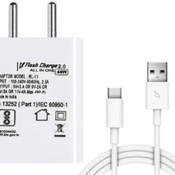 vivo 44 W Quick Charge 4 A Wall Charger for Mobile with Detachable Cable-image-75