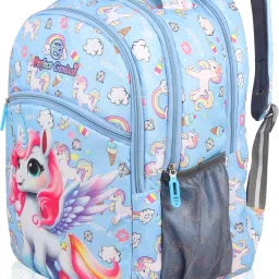 Medium 24 L Backpack Unicorn Printed Kids School Bag for Girls / Boys | 3 to 9 Years-image-20