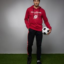 Celio Men Maroon  FIFA WC'22 Printed Cotton Hooded Sweatshirt-picture-44
