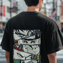 Elibolz Men Printed Drop-Shoulder Sleeves Bio Finish T-shirt-picture-18