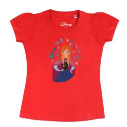 Disney by Wear Your Mind Girls Red Typography Printed Applique T-shirt-image-47