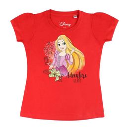 Disney by Wear Your Mind Girls Red Printed V-Neck T-shirt-image-83